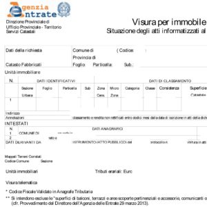 Cadastral Visura